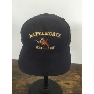 HSL‑43 Battlecats Hat Otto Cap Vintage Navy Squadron Snapback Unworn